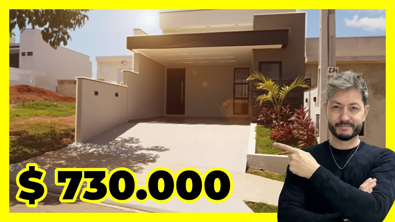 CASA IMPECÁVEL DE R$ 730.000 NO INTERIOR DE SÃO PAULO