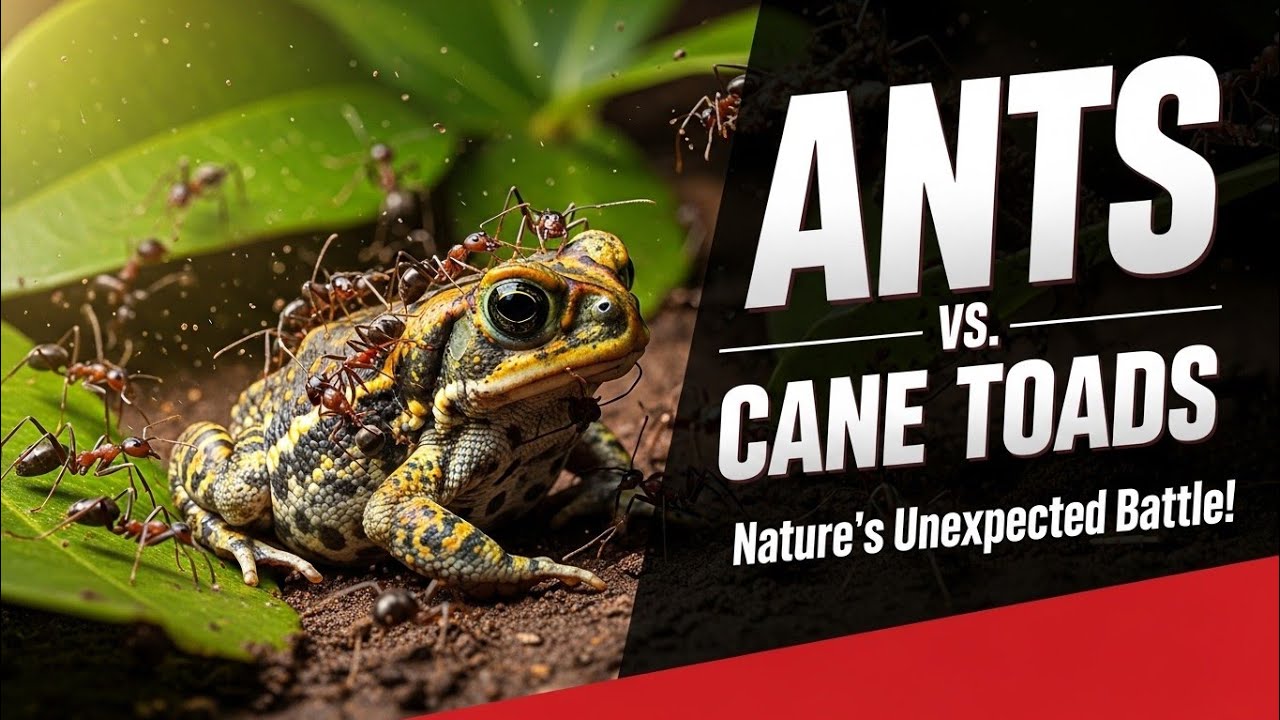 Ants vs. Cane Toads: Nature's Unexpected Battle!