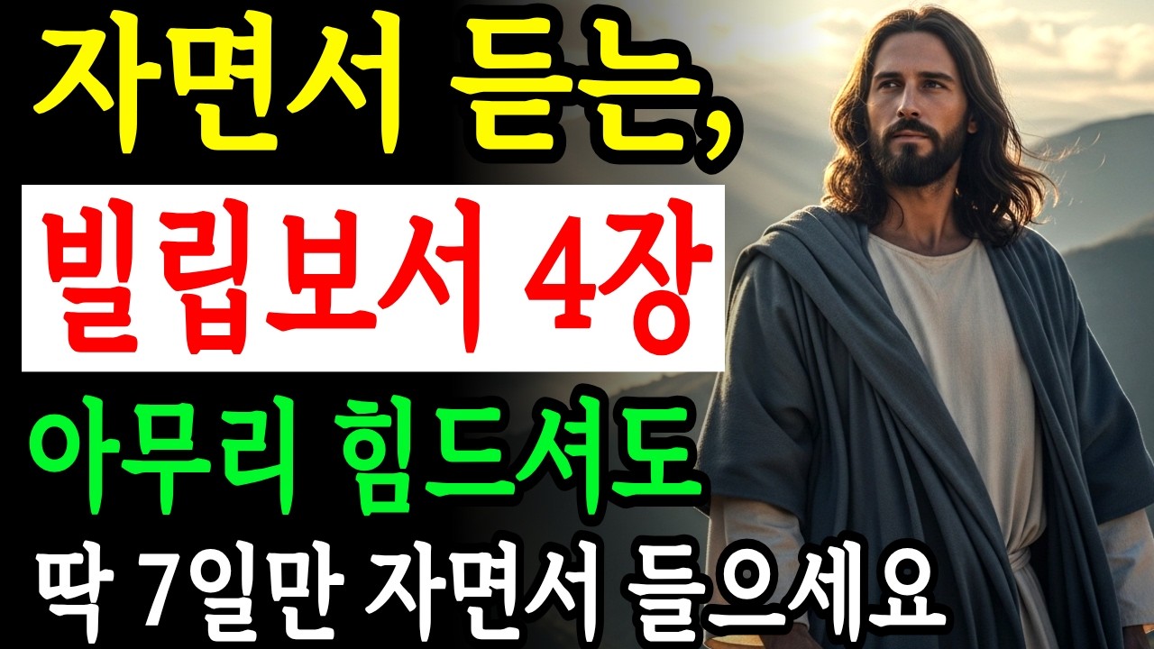 빌립보서 4장의 능력 있는 말씀으로 당신의 마음과 삶을 변화시키는 특별한 시간을 경험하세요.