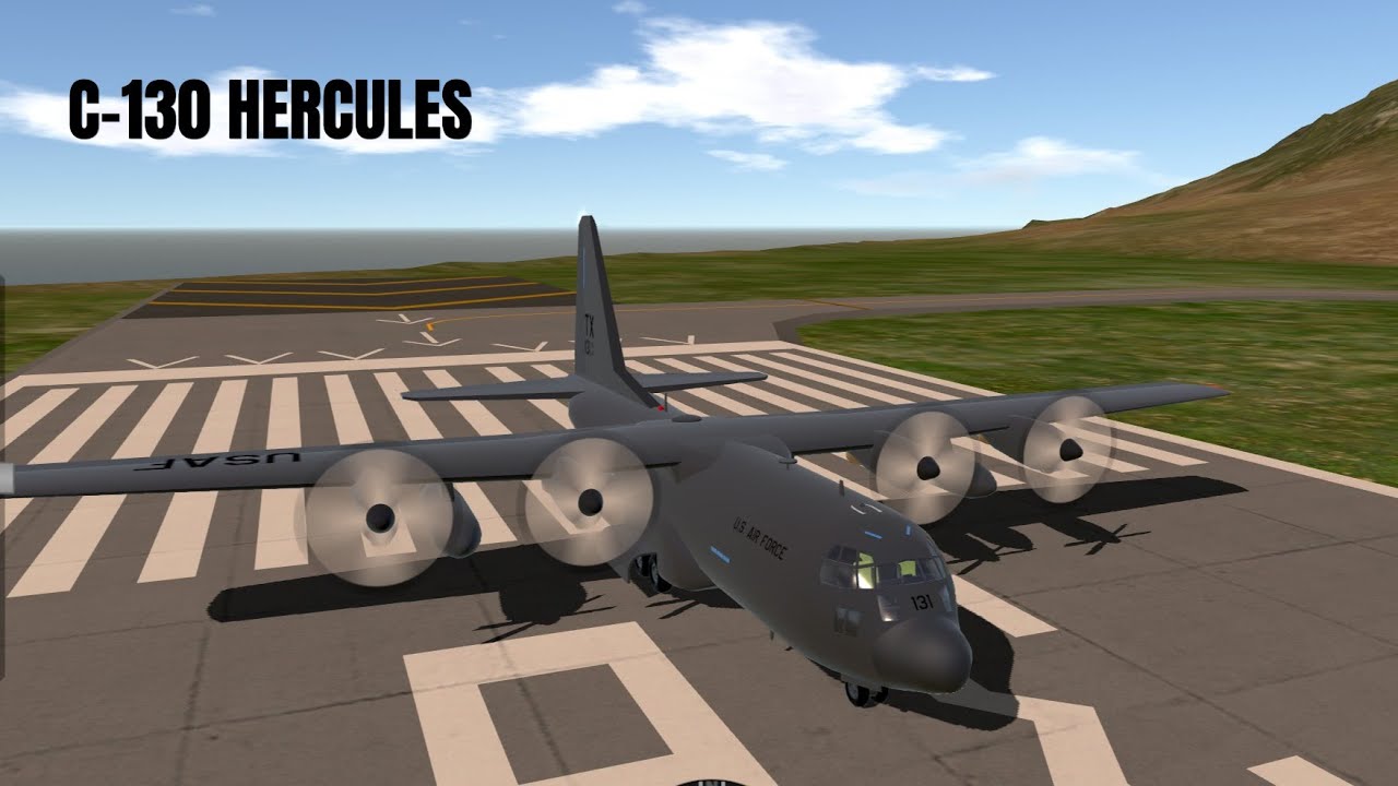 C-130 Hercules Test Flight | SimplePlanes