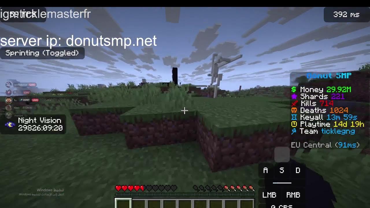 PLAYING DONUT SMP AND GOING FROM 0 TO 1B