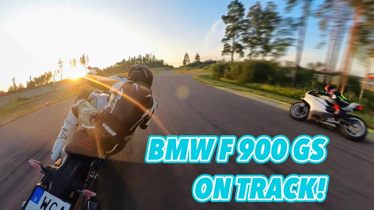 BMW F 900 GS  vs Super Bikes on track! 😅 🏁