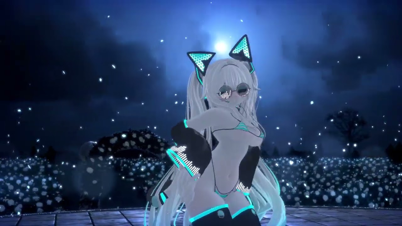 VRCHAT MMD Furry Hatsune Miku (StickySticky)