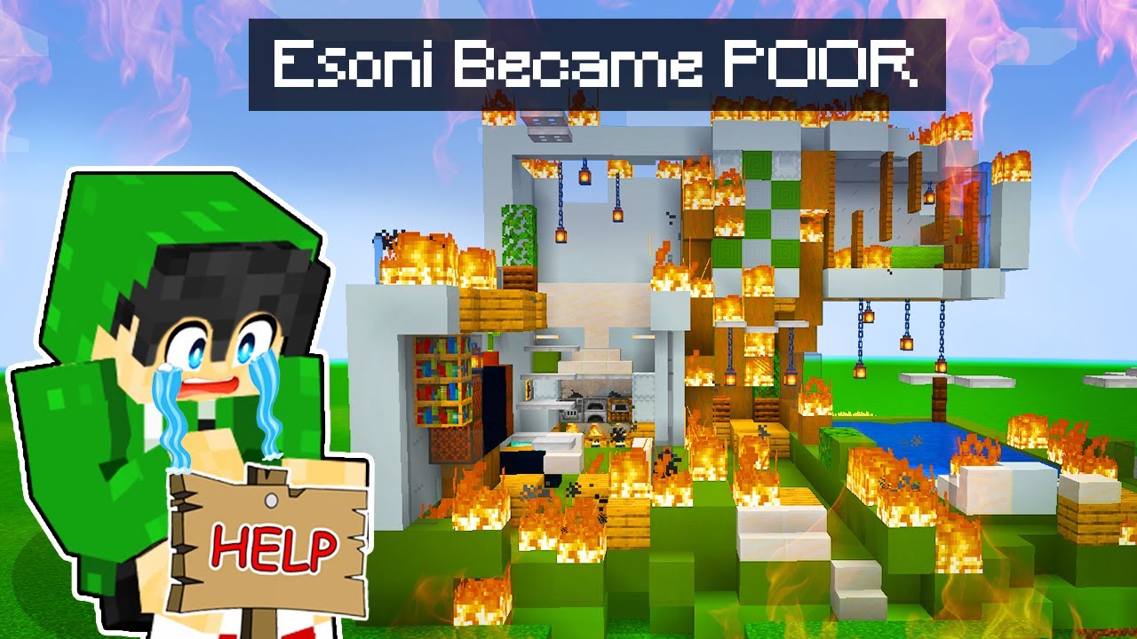 Esoni Became POOR in Minecraft OMOCITY (Tagalog)