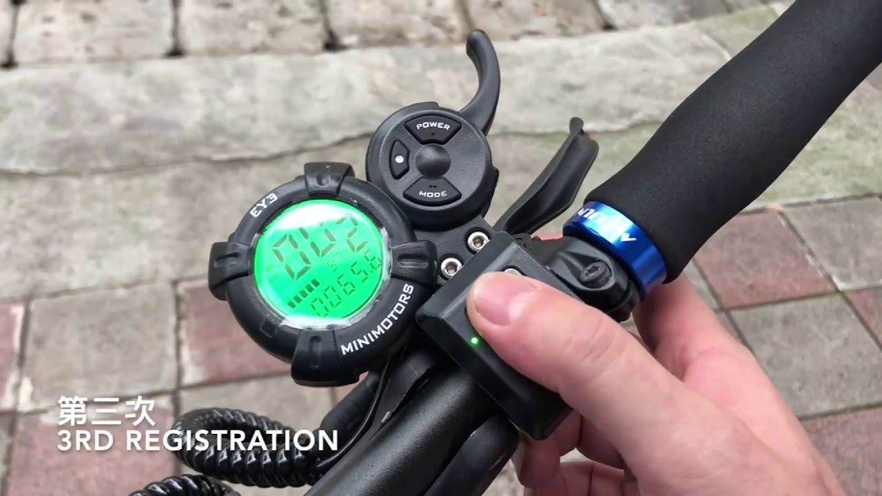 Dualtron Fingerprint lock setting teaching