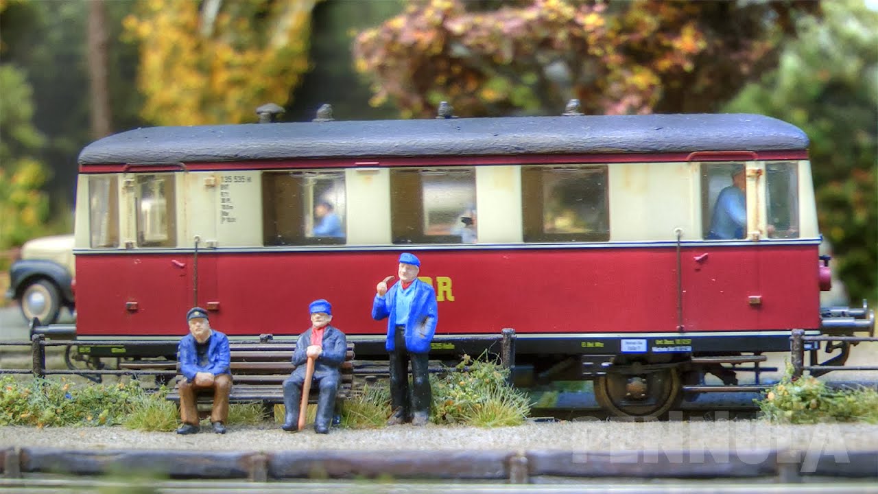 Modellbahn Spur H0 Alt Warnow - Dampfloks und Triebwagen der Deutschen Reichsbahn in Mecklenburg