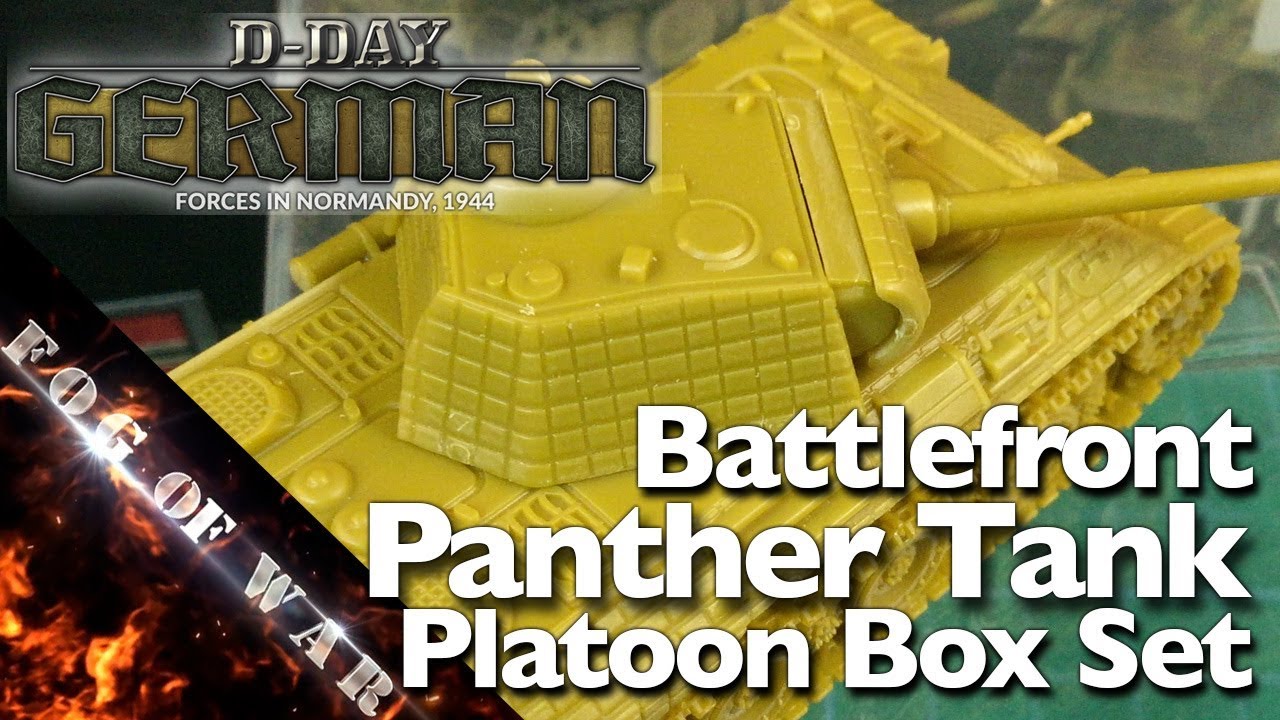 Review | Battlefront Panther Tank Platoon Box Set 1/100 Scale (15mm) | Flames of War