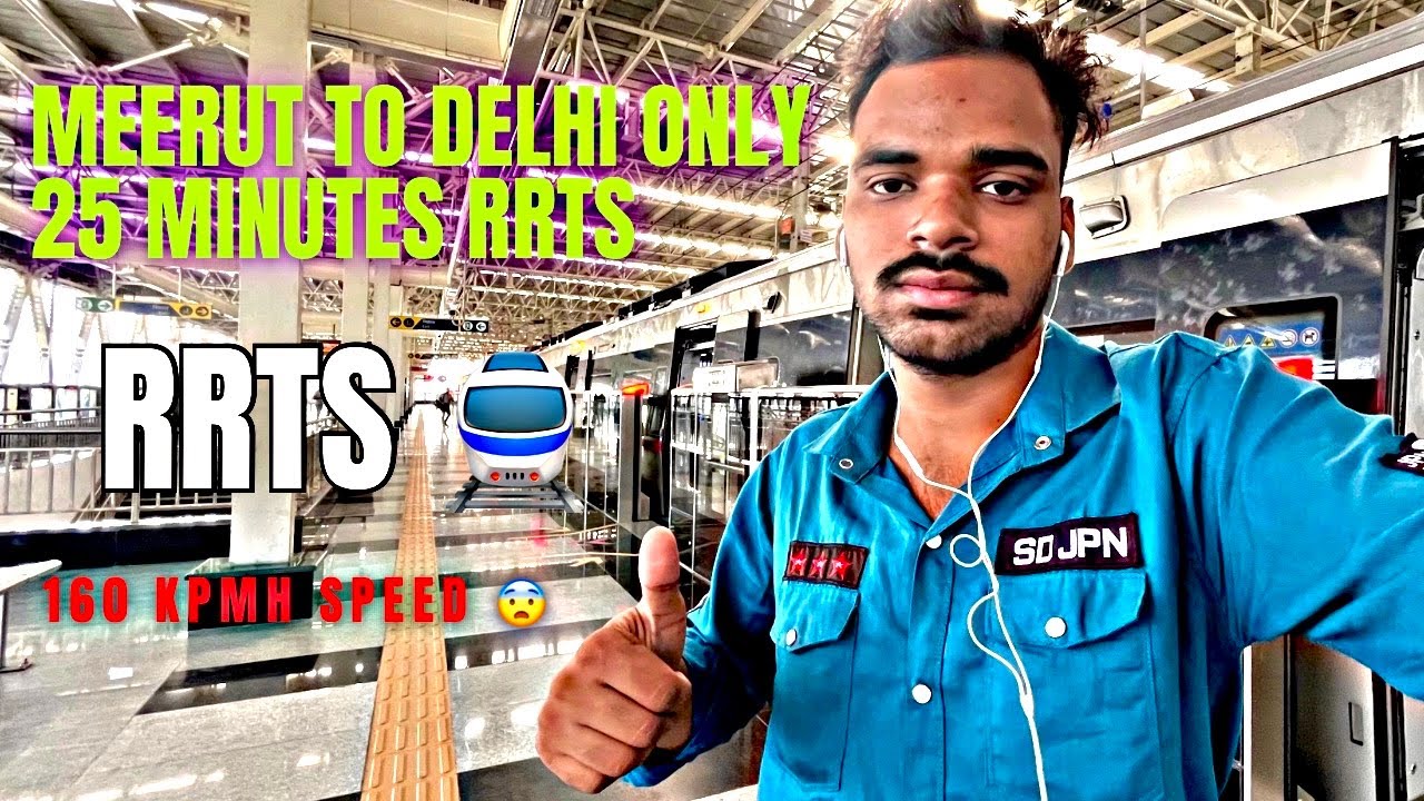 India First RRTS Meerut To Delhi NCR | RapidX Train Only 25 Minutes | India Ki Bullet Train