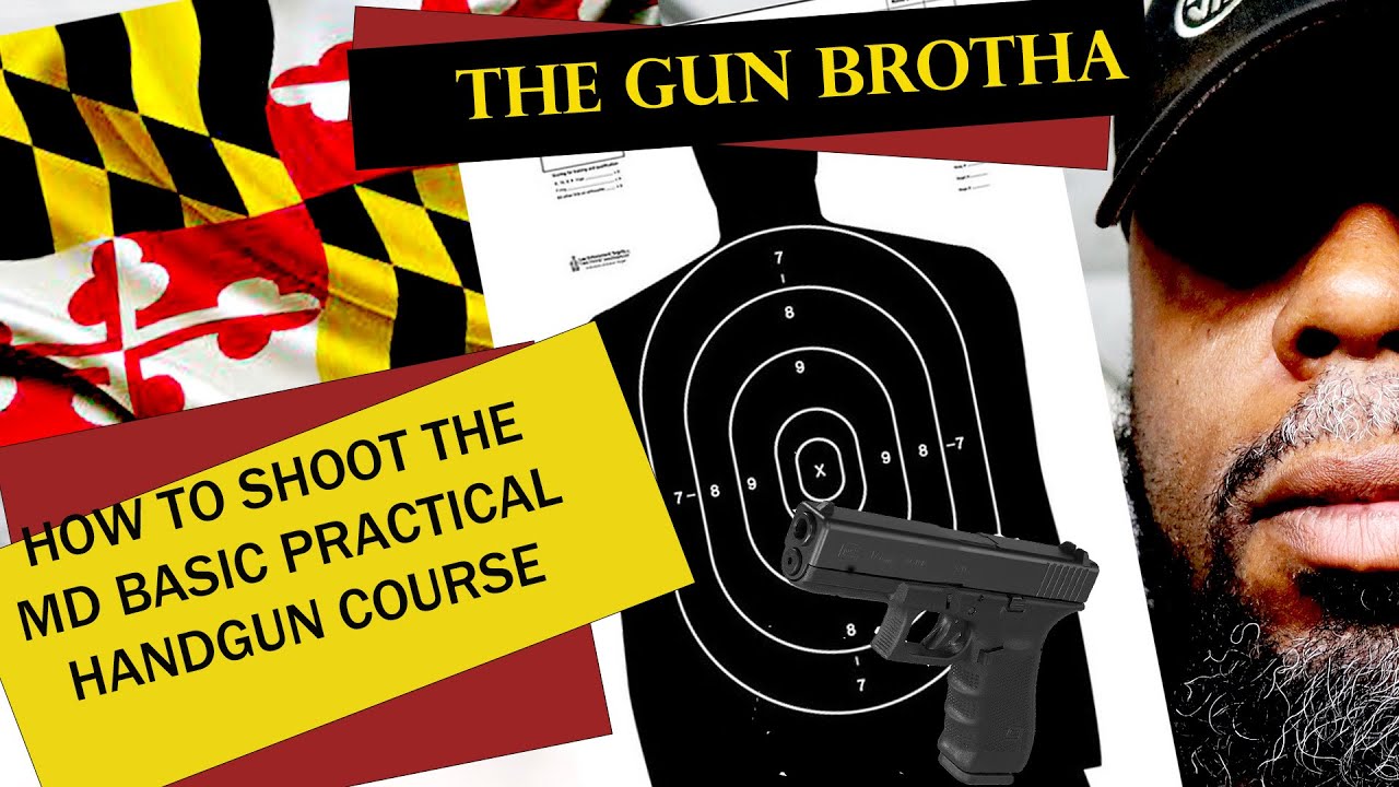 THE GUN BROTHA: SHOOTING THE MD CONCEALED CARRY LIVE FIRE COURSE