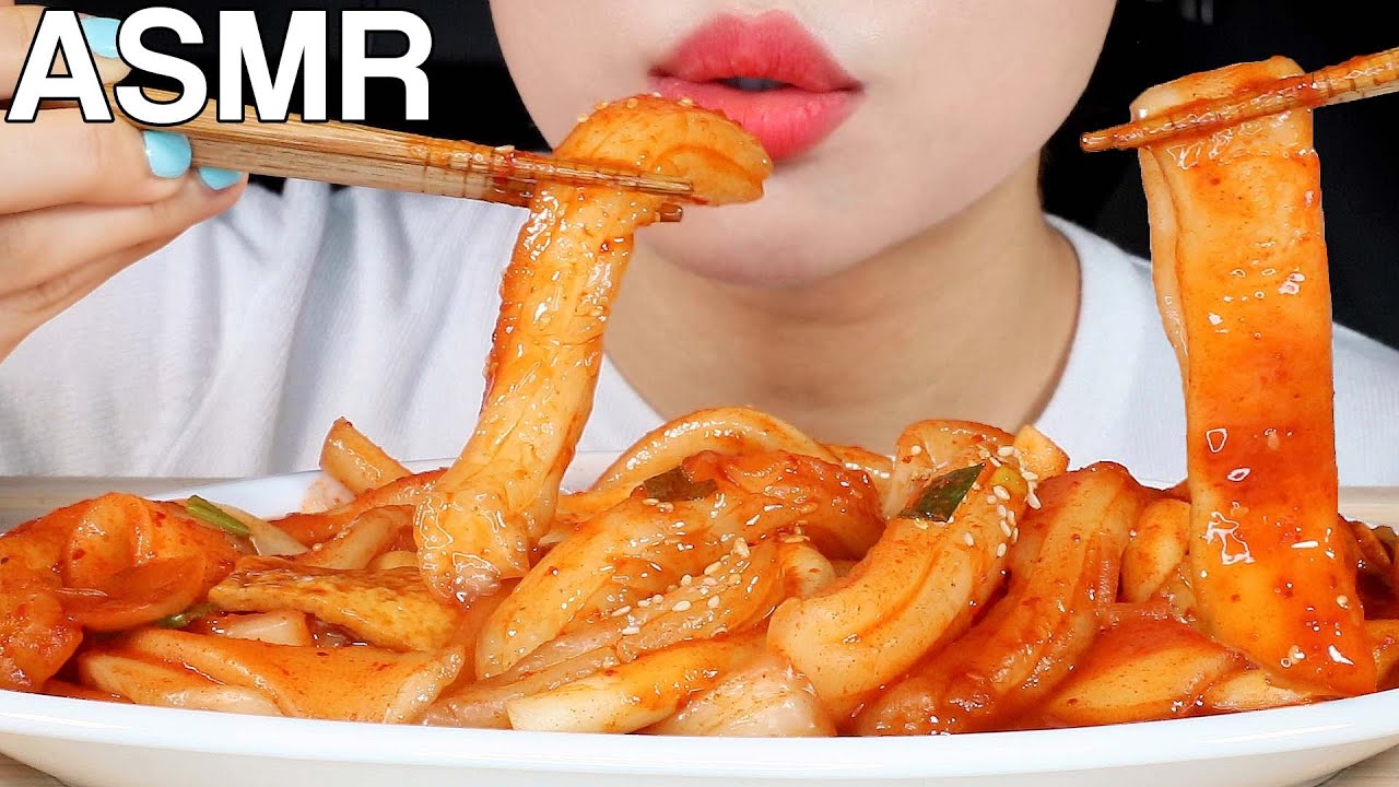 ASMR Bunmoja Tteokbokki Spicy Rice Cake 분모자 떡볶이 Eating Sounds Mukbang