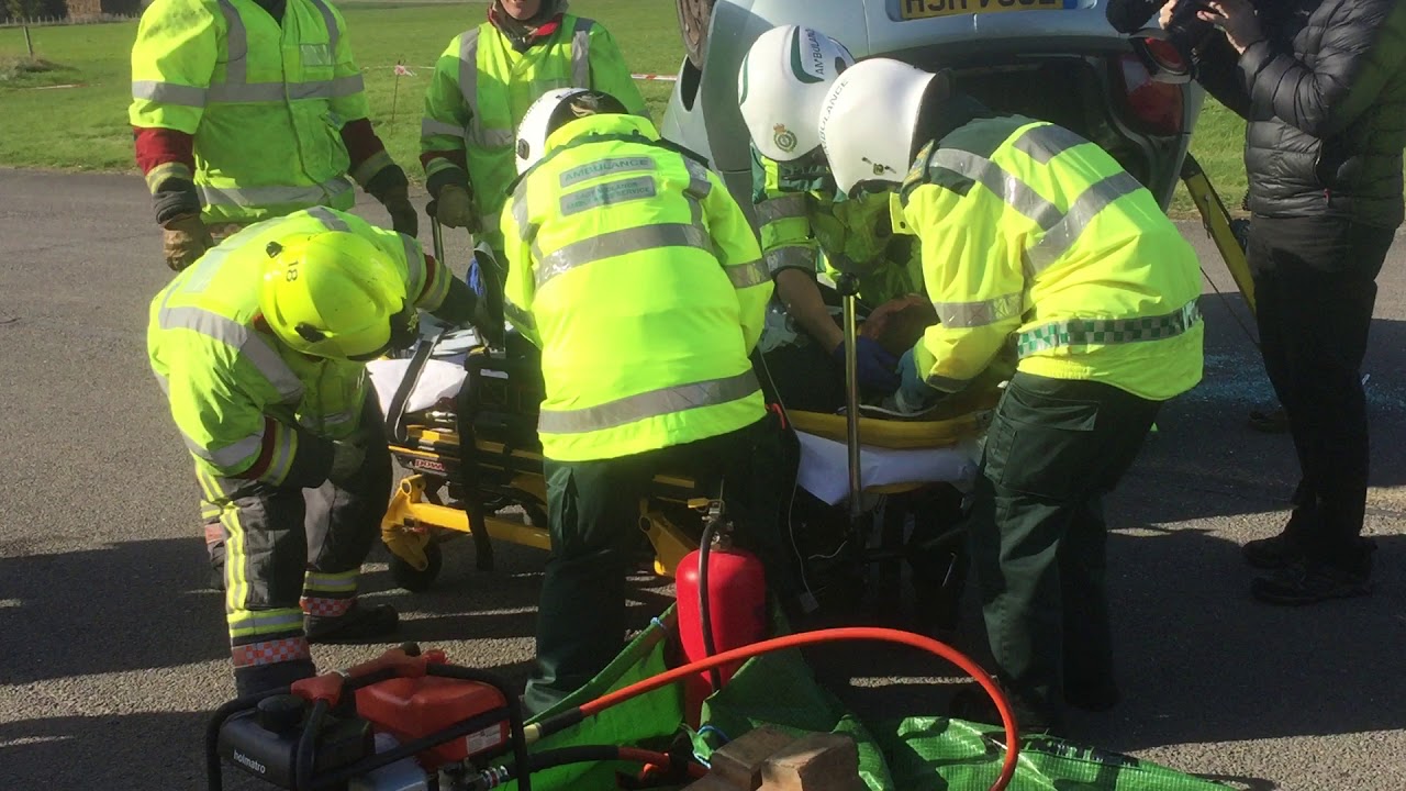 Emergency services training exercise at RAF Newton (2)