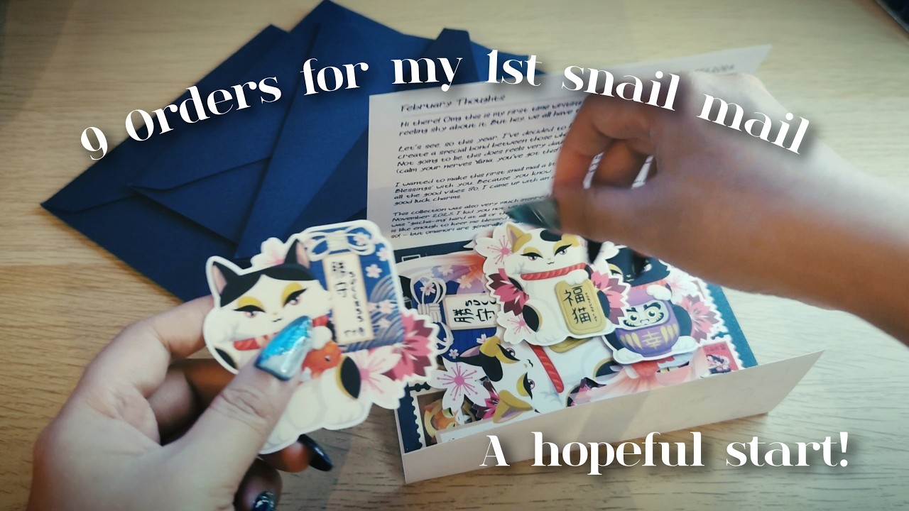 A Promising Start To My Snail Mail Journey | Absolute Yana - Malaysian Art Stationery Maker