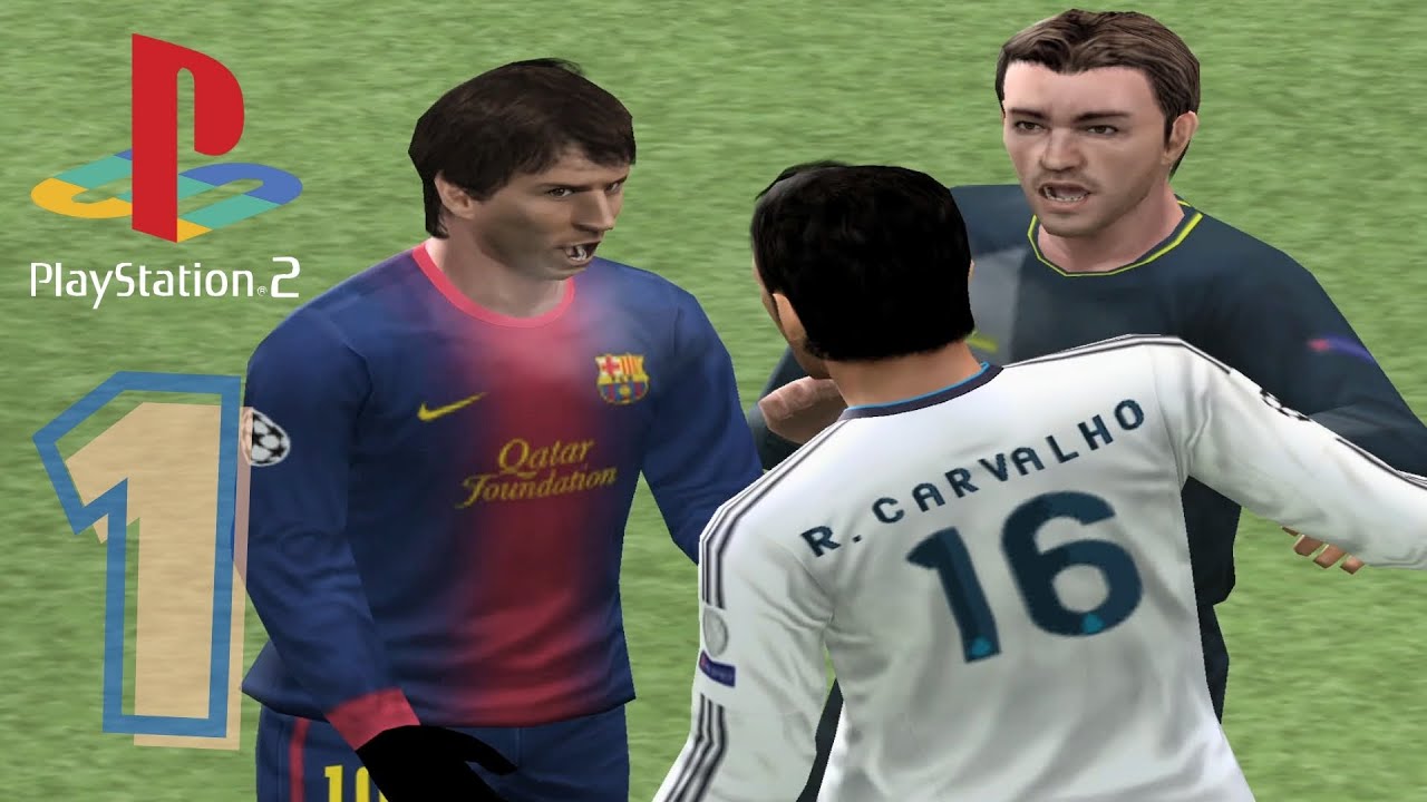 PES 2013 PS2 Gameplay | Barcelona vs Real Madrid ⚽ El Clásico Showdown!