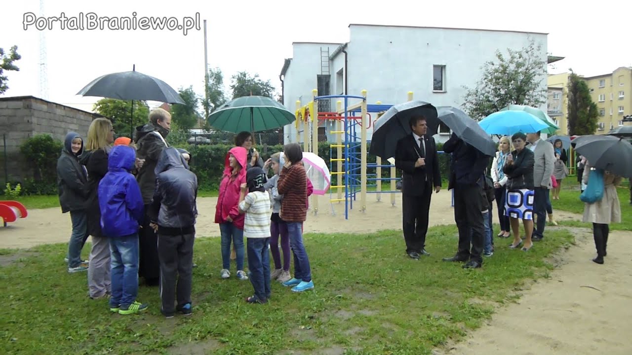 Braniewo, otwarcie placu zabaw