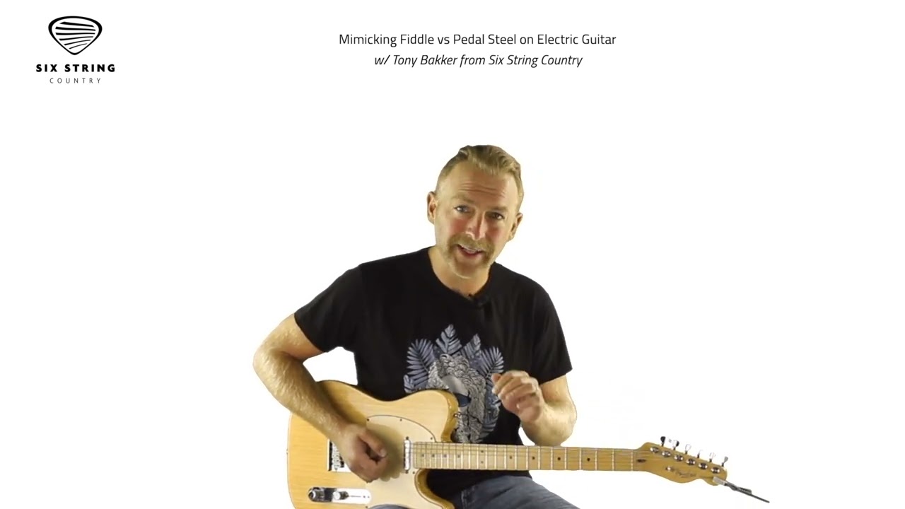Electric Guitar: Mimicking Fiddle vs Pedal Steel