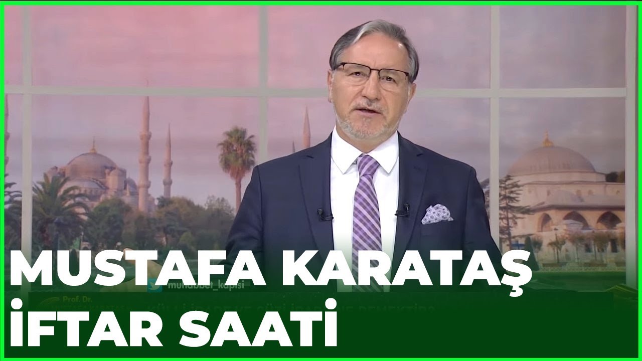 Prof. Dr. Mustafa Karataş ile İftar Saati - 28 Nisan 2020