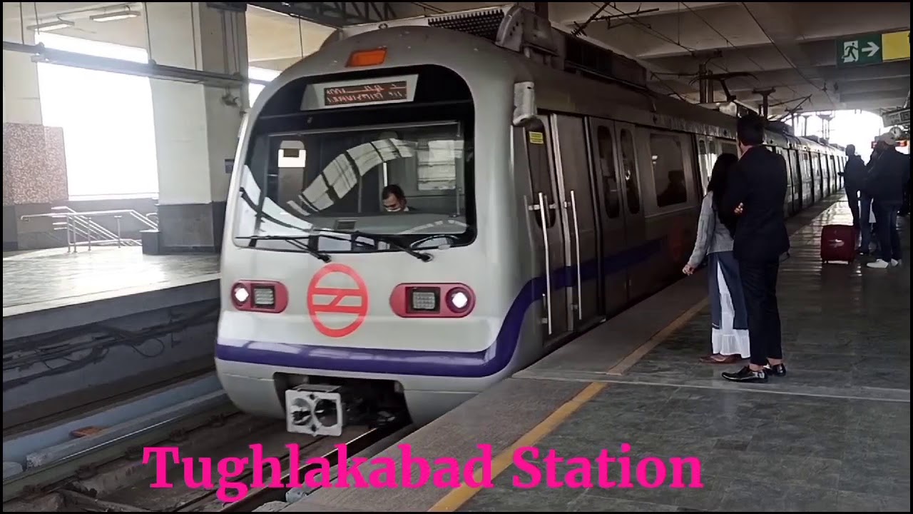 tughlakabad metro station | tughlakabad metro to Kashmiri Gate Metro |#Delhi_Metro | Violet line