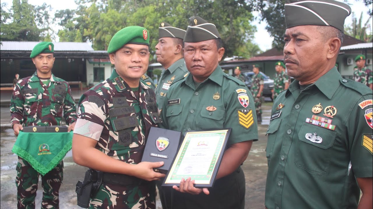 DANDIM 1620/LOTENG PIMPIN KORPRAPORT ANGGOTA YANG MELAKSANAKAN PENSIUN