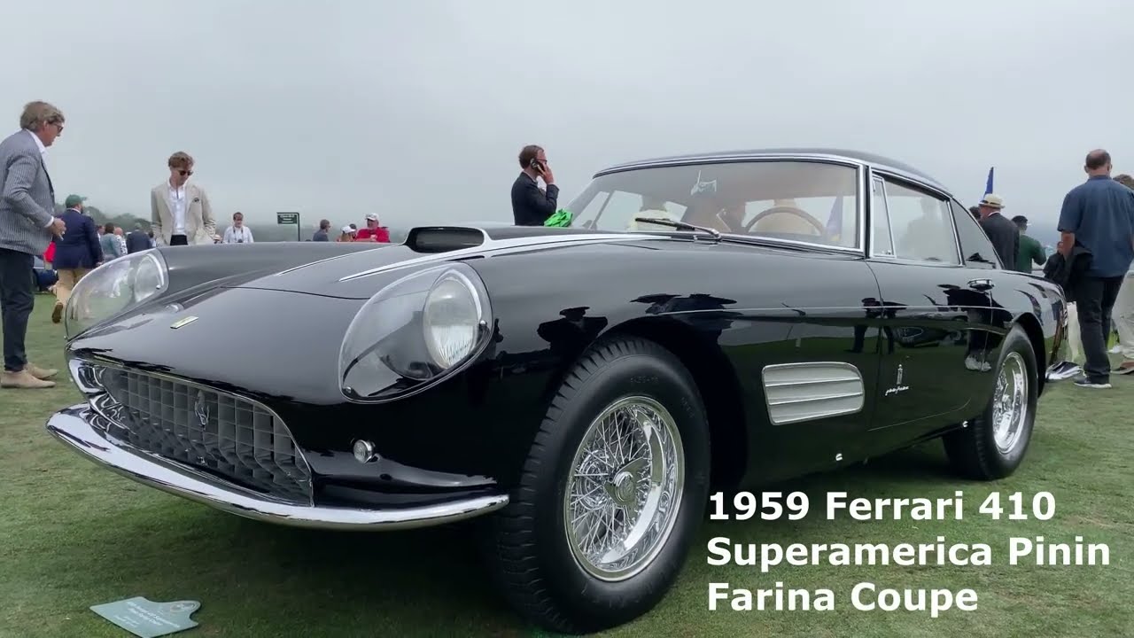 1959 Ferrari 410 Superamerica Pinin Farina Coupe!  At 2022 Pebble - In the Garage with Steve Natale