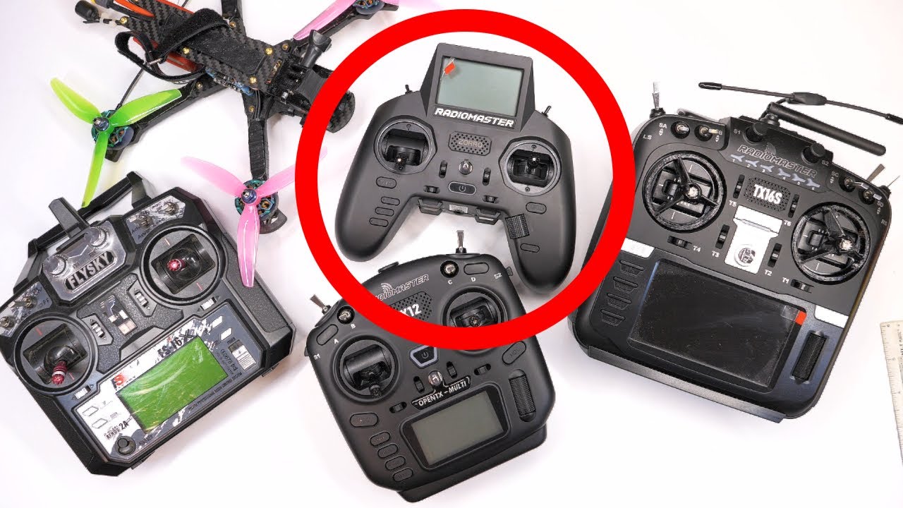 Zorro Unboxing and Size Comparison with TX16S, TX12, FS-i6X, + ELRS Talk - Radiomaster RC TX Radio