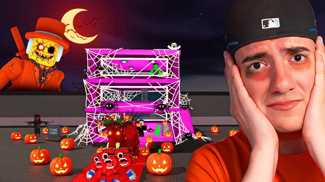 ENCONTRÉ la NUEVA BASE de HALLOWEEN..🎃😰 Steal a Brainrot