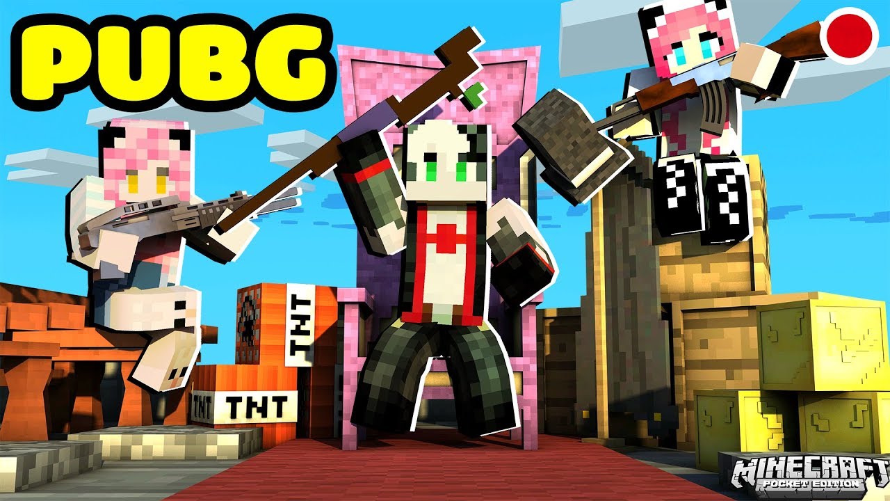 REDHOOD VÀ MỀU THỬ THÁCH STREAM PUBG PHIÊN BẢN MINECRAFT PE*LẦN ĐẦU REDHOOD STREAM PUBG TRONG MCPE