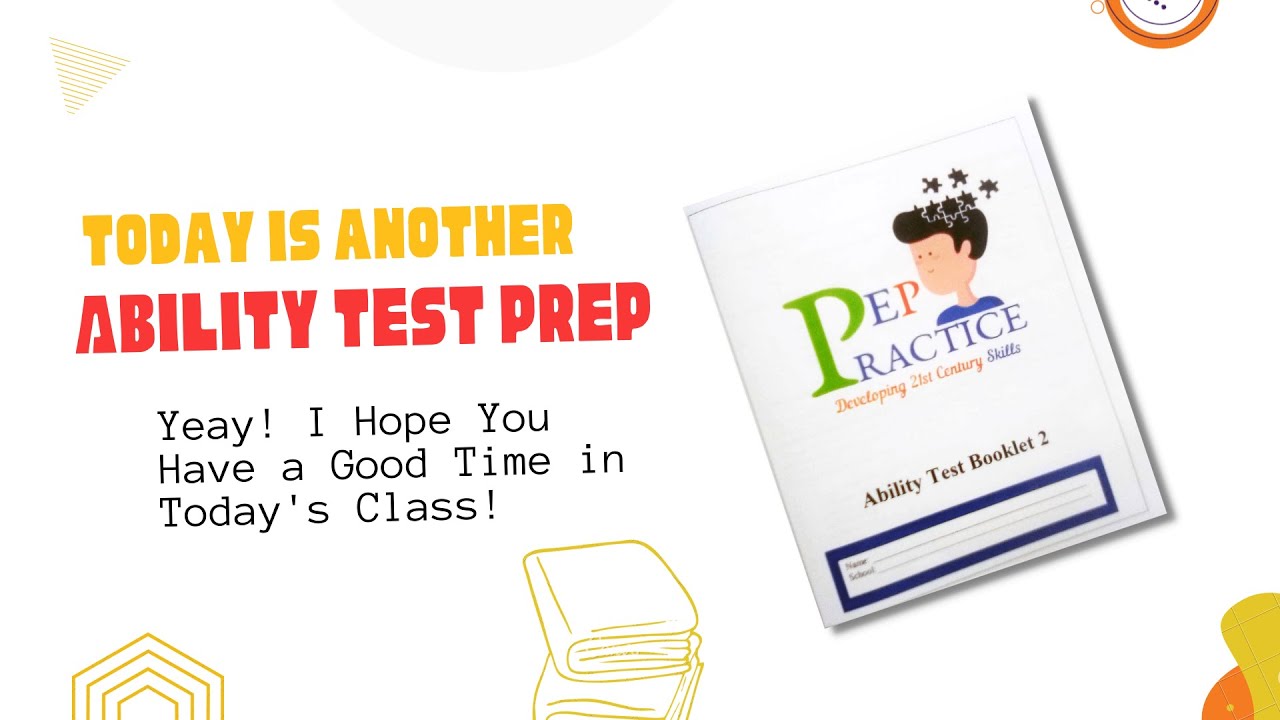 Ability Test Grade 6 2022 Preparation |PEP Practice