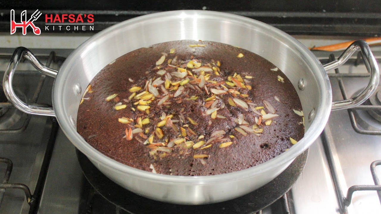 Eggless Chocolate Suji Cake In Kadai | Semolina Cake  Eggless & Without Oven
