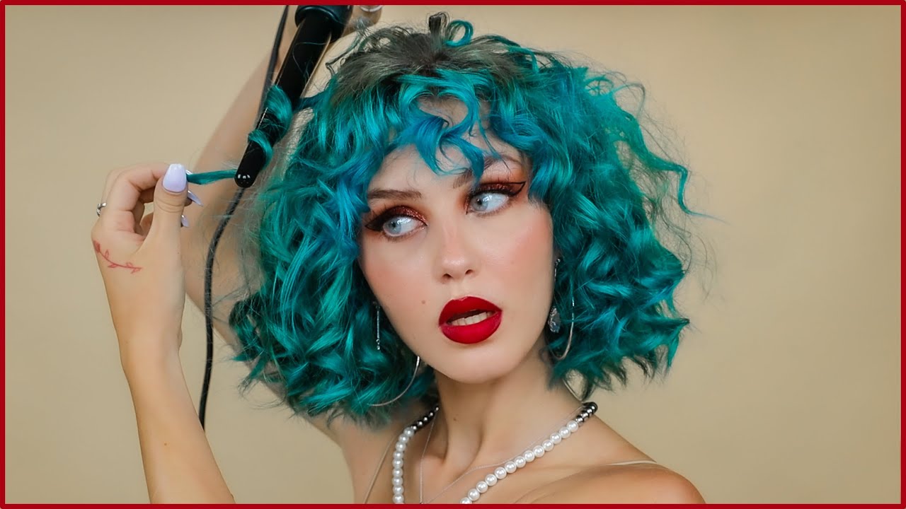 SUPER CURLING MY SHORT HAIR