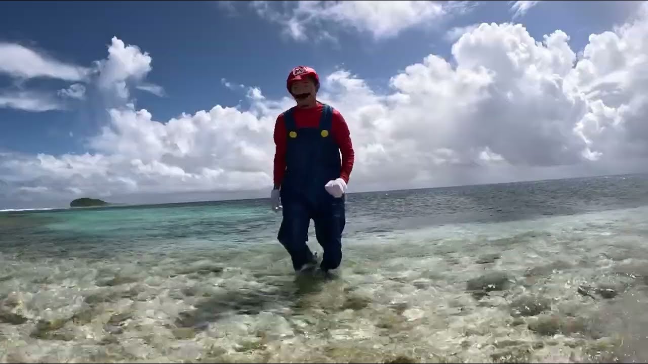 Mario in Funafuti of Tuvalu 2024