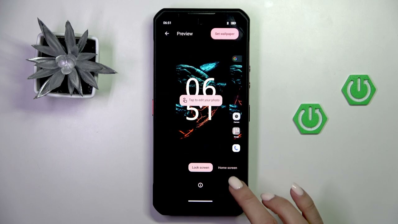 OUKITEL WP300 - How to Change Wallpaper