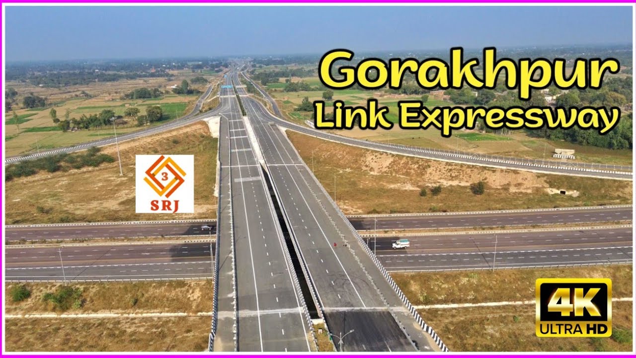 Gorakhpur Link Expressway Latest Update | Gorakhpur to Delhi New Road | Inauguration Soon| Drone SRJ
