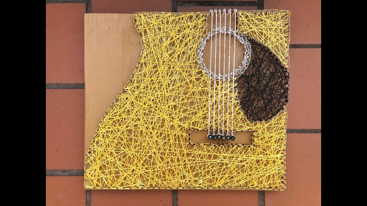 DIY GUITAR STRING ART *SUPER CHEAP*