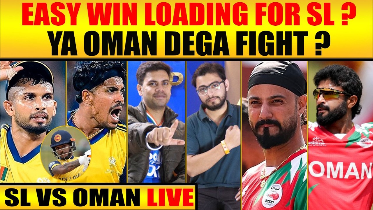 🔴SL VS OMA LIVE : SRI LANKA HAMMERED OMAN. EASY WIN LOADING? #t20worldcup2026 #slvsoman