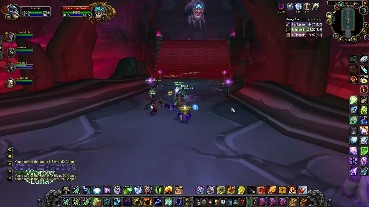 WoW Tbc - Auchenai Crypts HC run and basic tactics