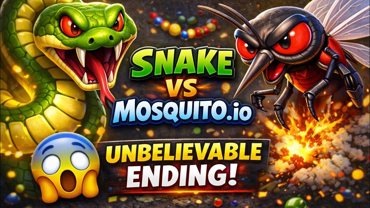 MAX LEVEL Snake vs Mosquito.io 🐍 | Unbelievable Ending 😱#35
