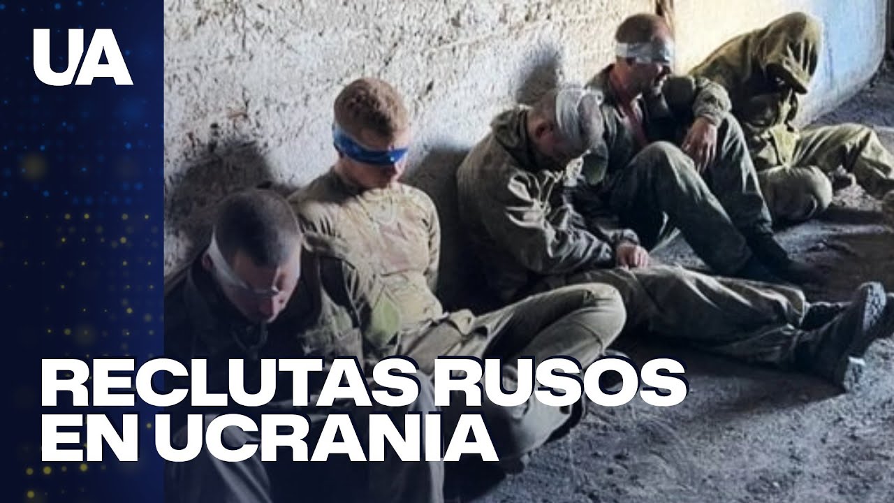 Militares rusos capturados de Regi&oacute;n de Kursk en Ucrania