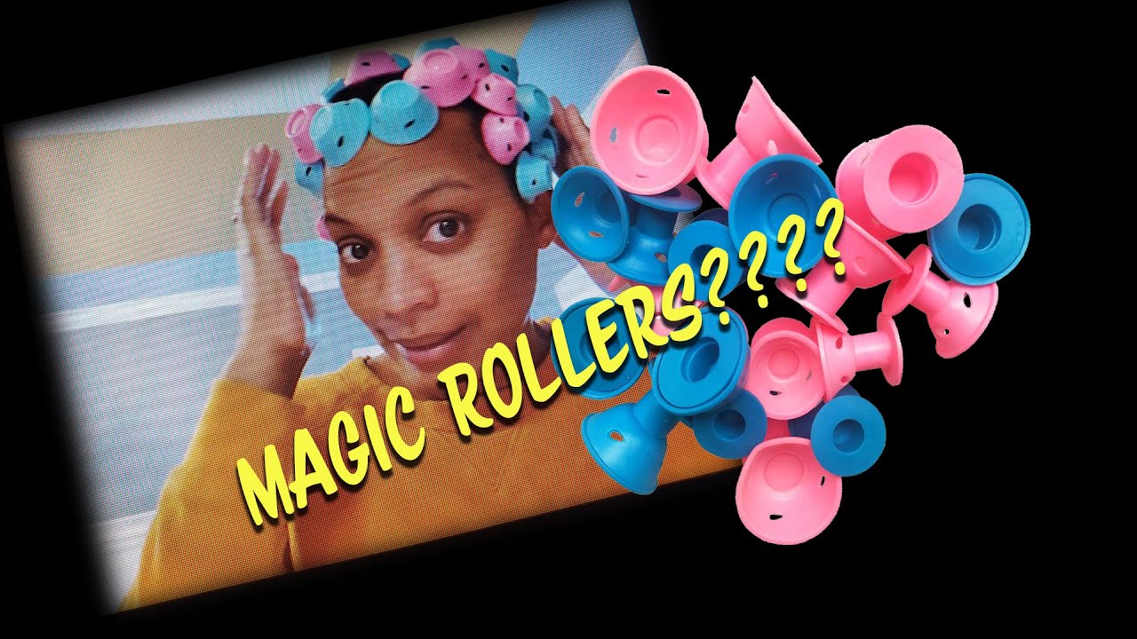Magic Hair Roller Set on 4C hair!