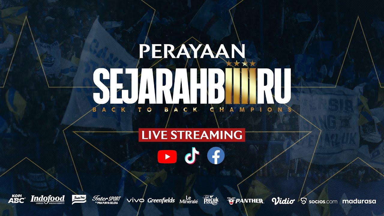 [LIVE] - Perayaan #SejarahBiru dari Stadion GBLA