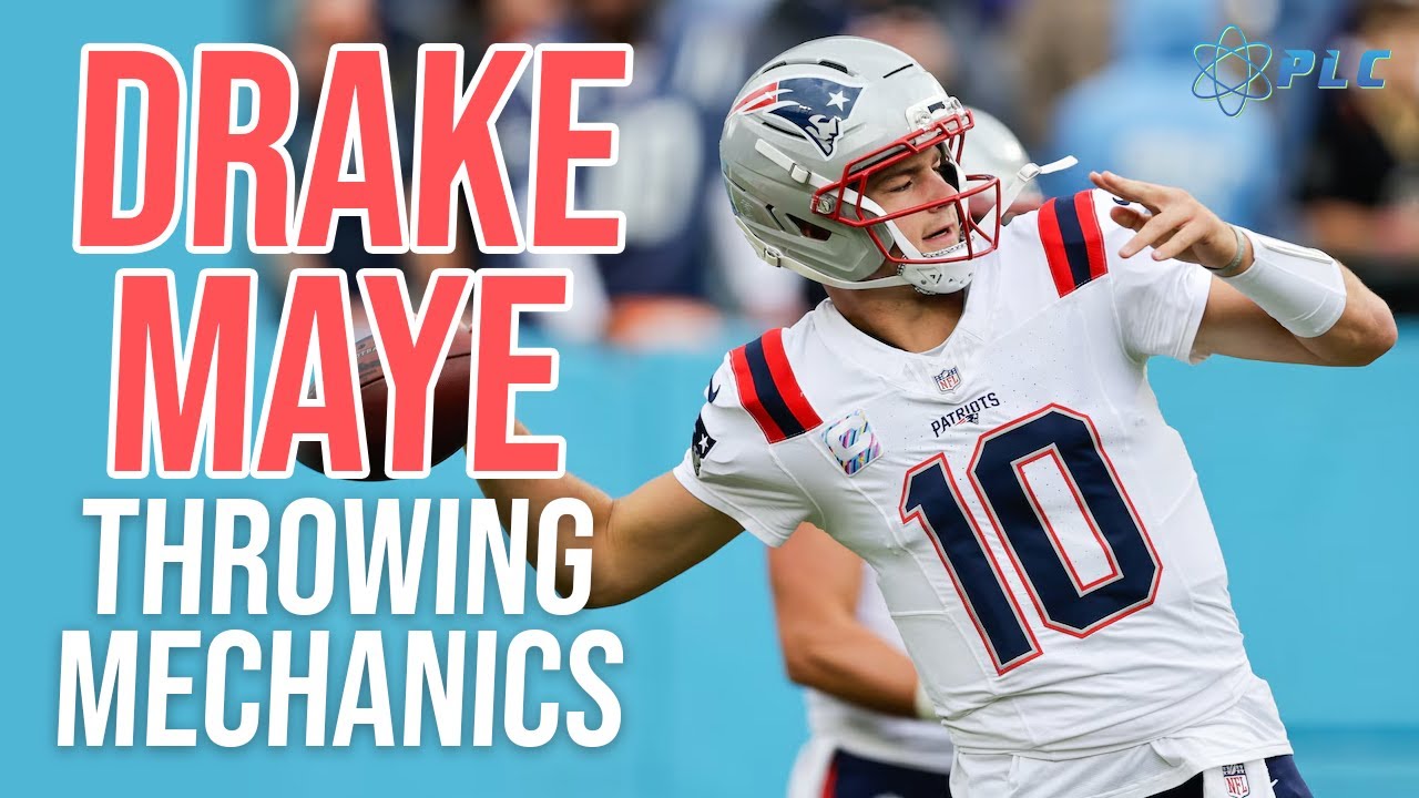 Drake Maye Throwing Mechanics Breakdown #quarterbackmechanics