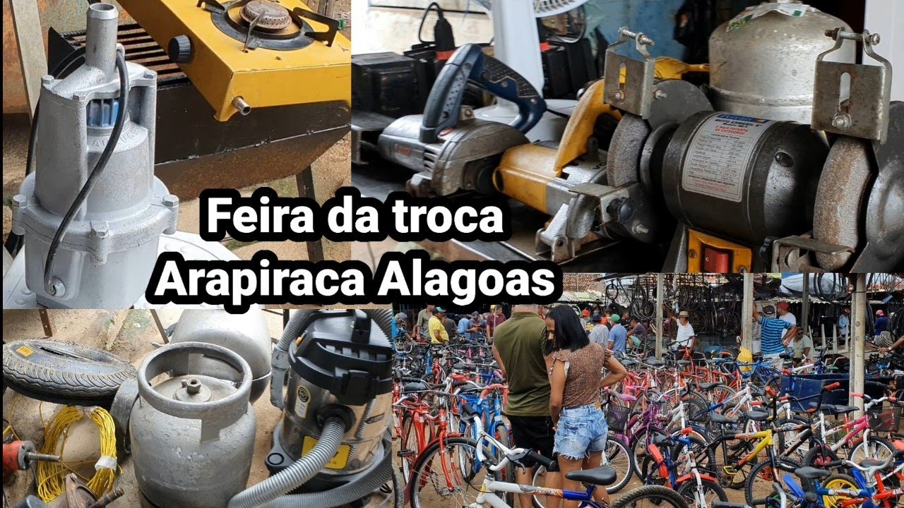 TRADICIONAL FEIRA DA TROCA ARAPIRACA ALAGOAS