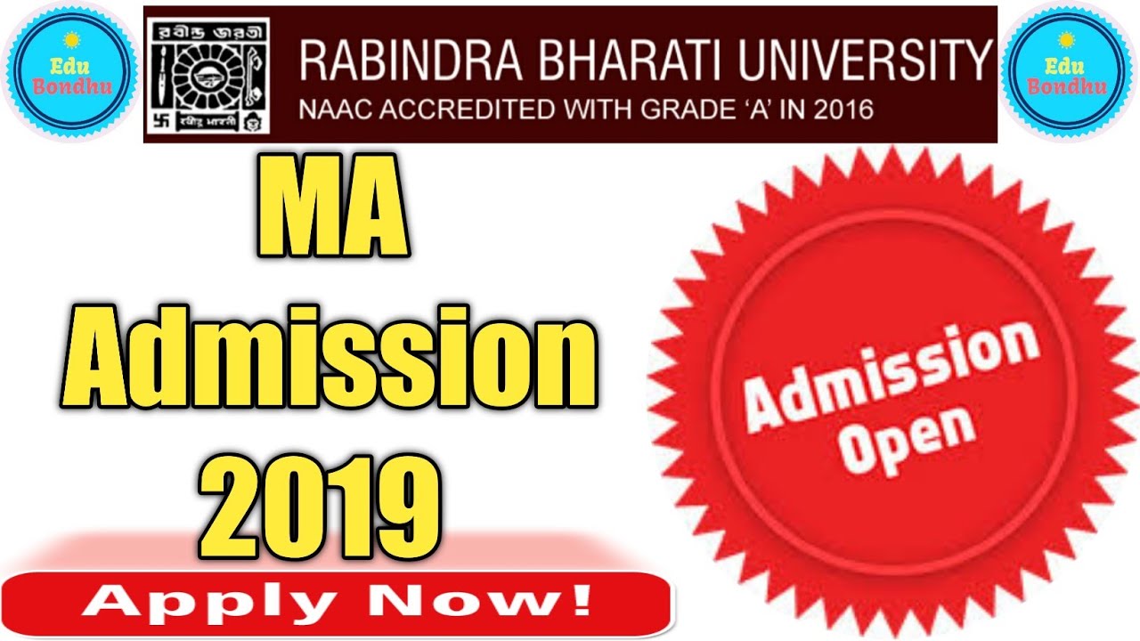 Rabindra Bharati University Admission 2019 || MA Admission 2019 || Master of Arts  in Regular Mode🔥