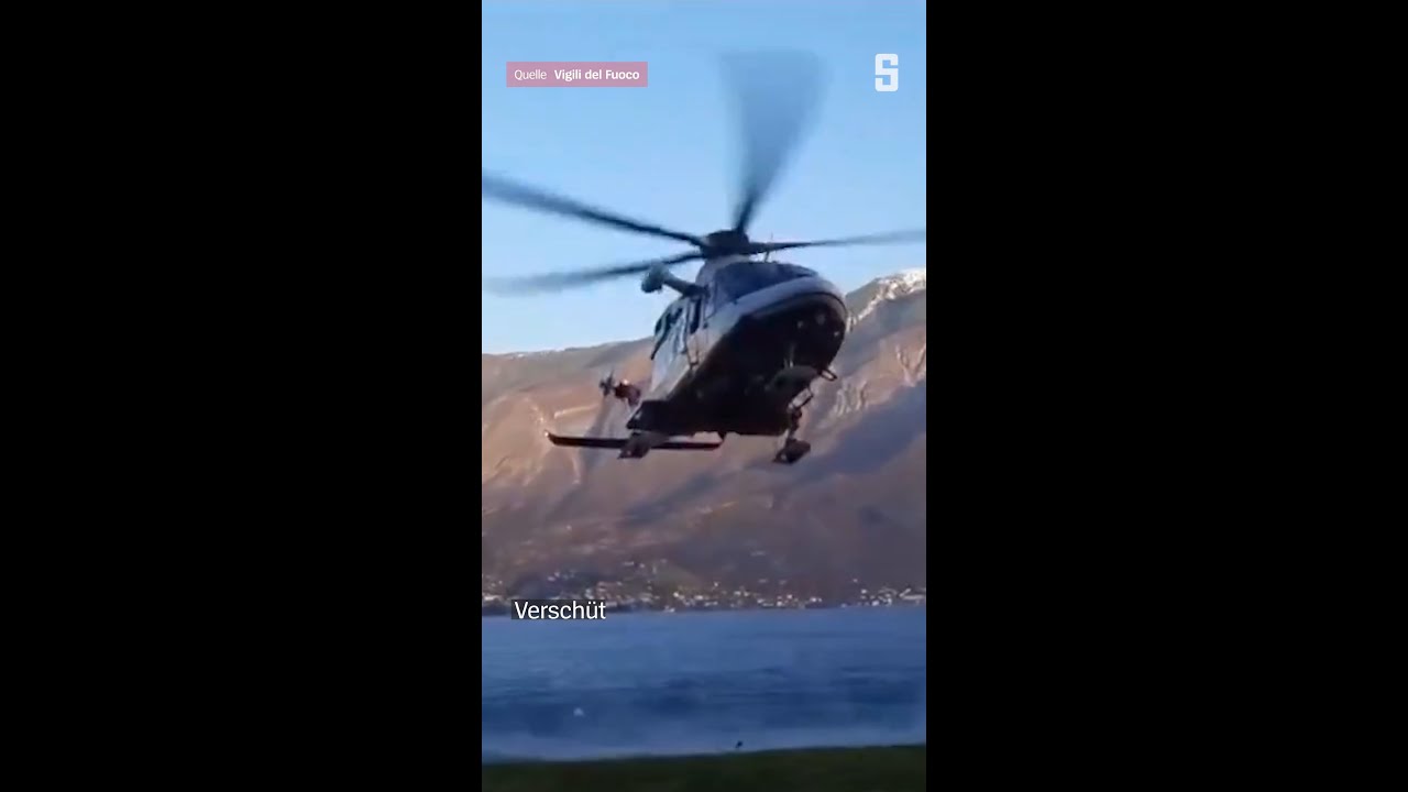 Video zeigt Erdrutsch am Gardasee | DER SPIEGEL
