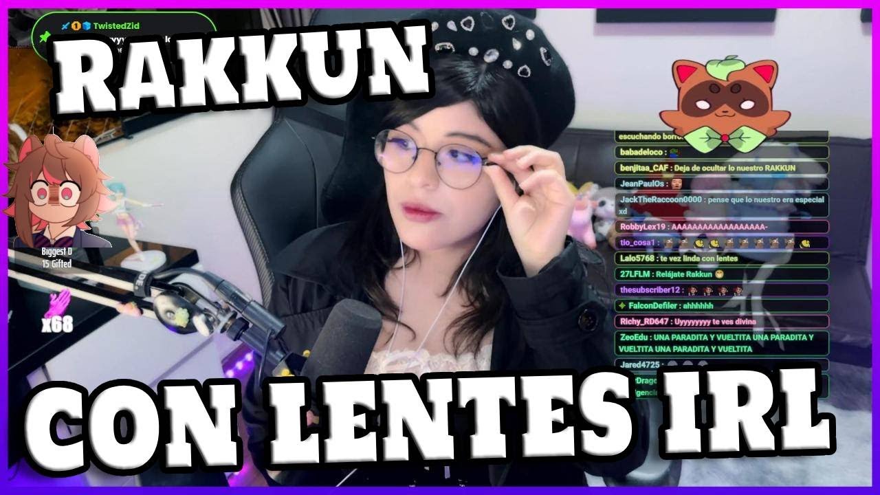 Rakkun con lentes Ahora es mas claro que es color premiun