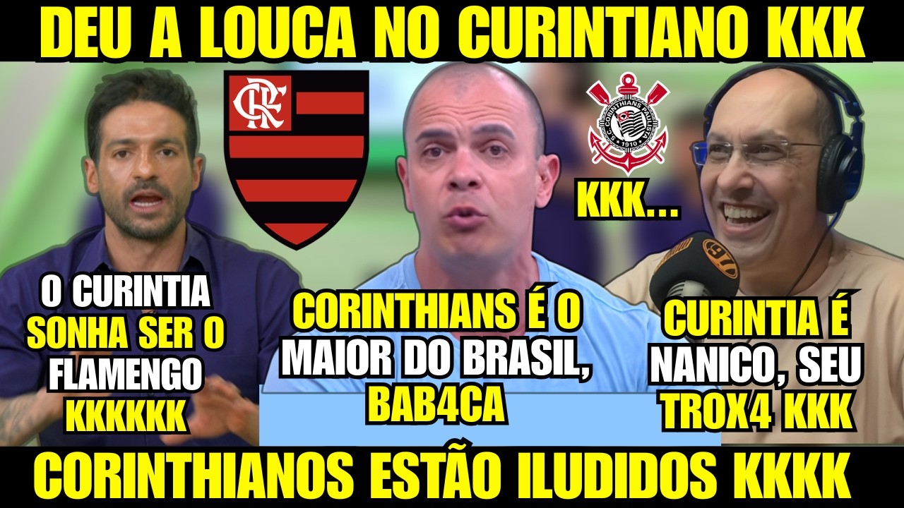MIDIA CORINTHIANA SURTA AO VIVO AO DECLARAR O CORINTHIANS COMO O MELHOR TIME DO BRASIL KKK