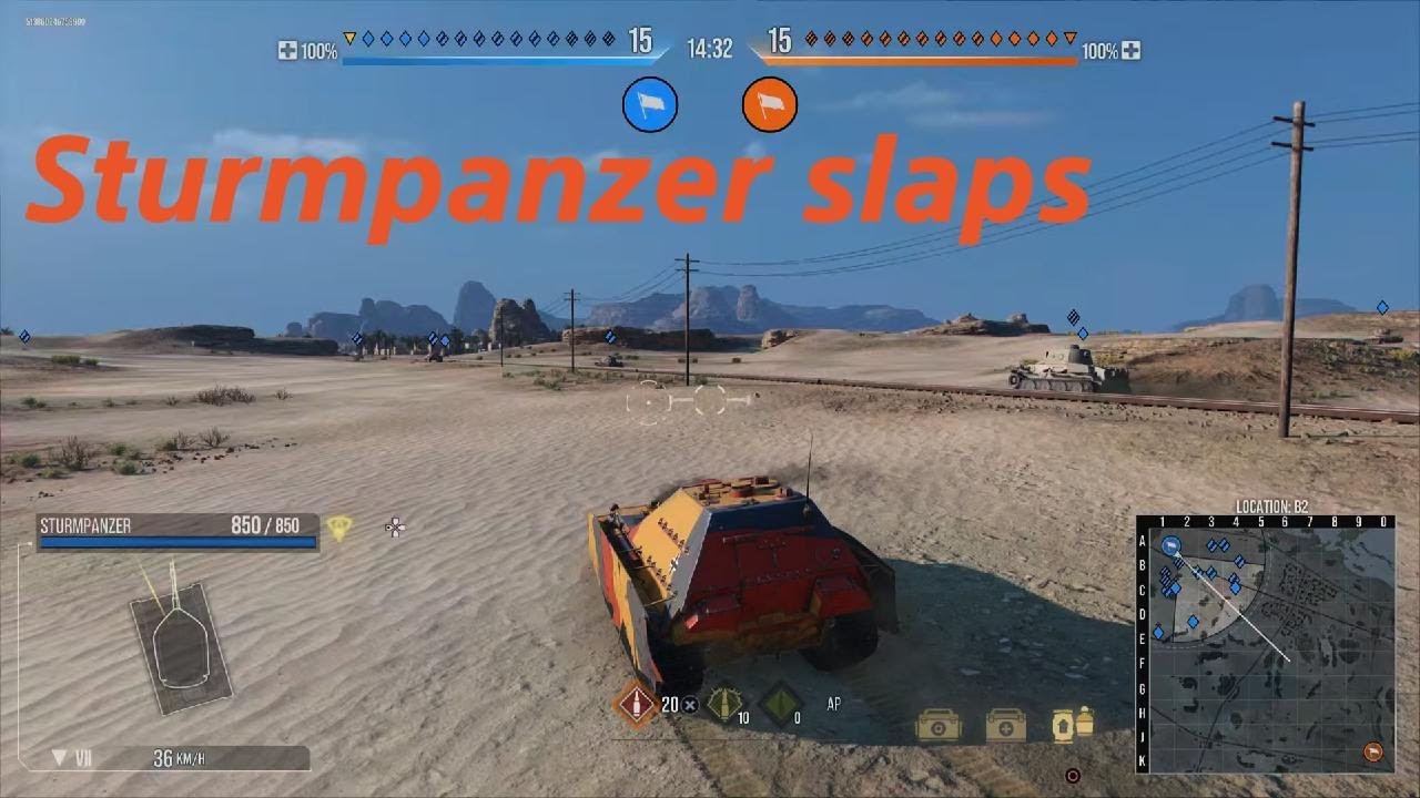 Wot console Sturmpanzer is a bullie