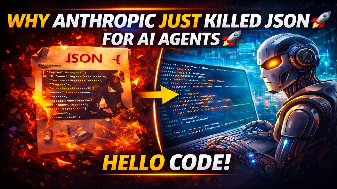 Why Anthropic Just Killed JSON for AI Agents 🚀