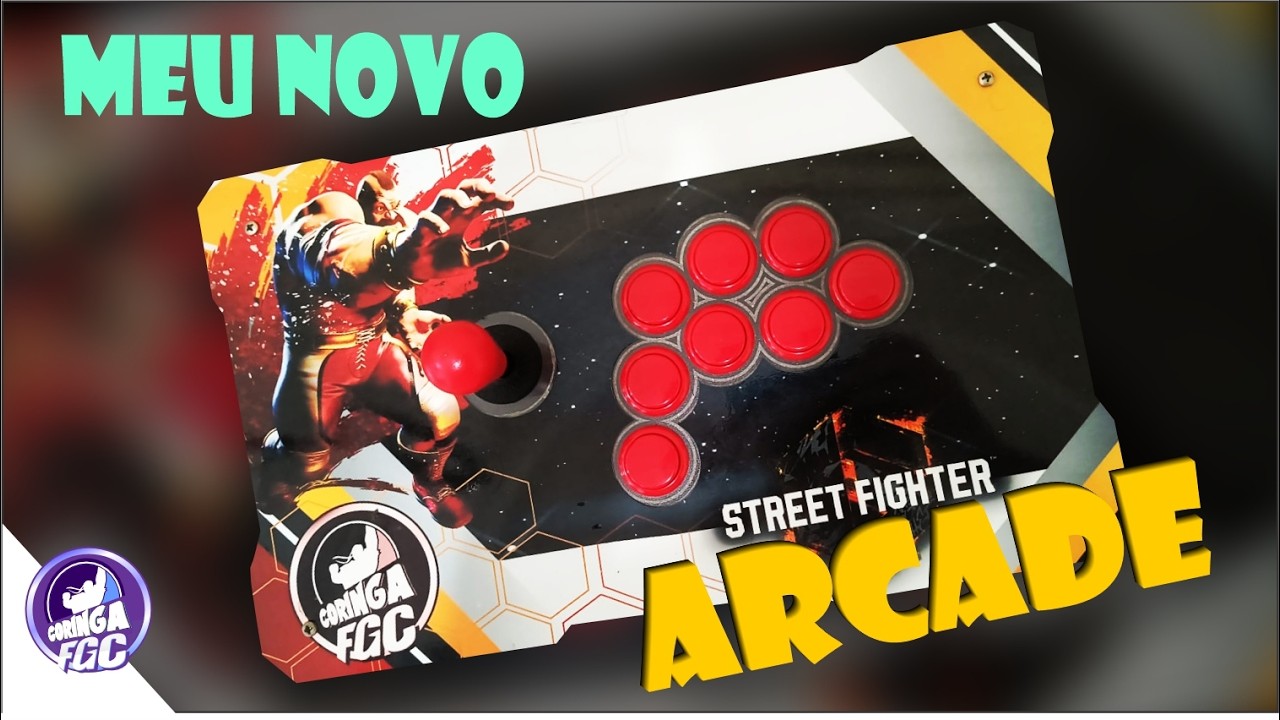 MEU NOVO ARCADE SF6 CUSTOM - PRIMEIRAS IMPRESSÕES