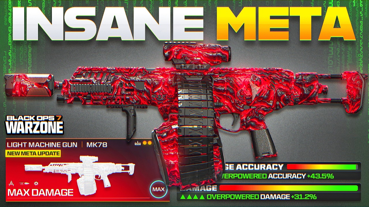 the BEST *BROKEN* META LOADOUT in WARZONE BO7 RIGHT NOW! (Best MK78 Class Setup for Warzone)