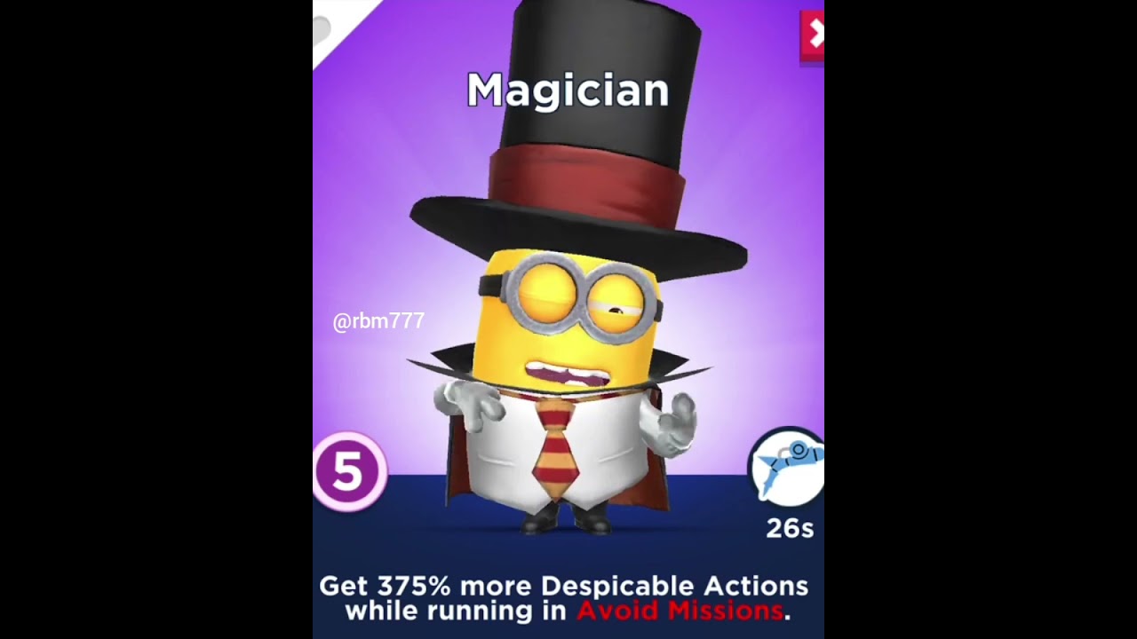 Minion Rush Magician Minion shorts